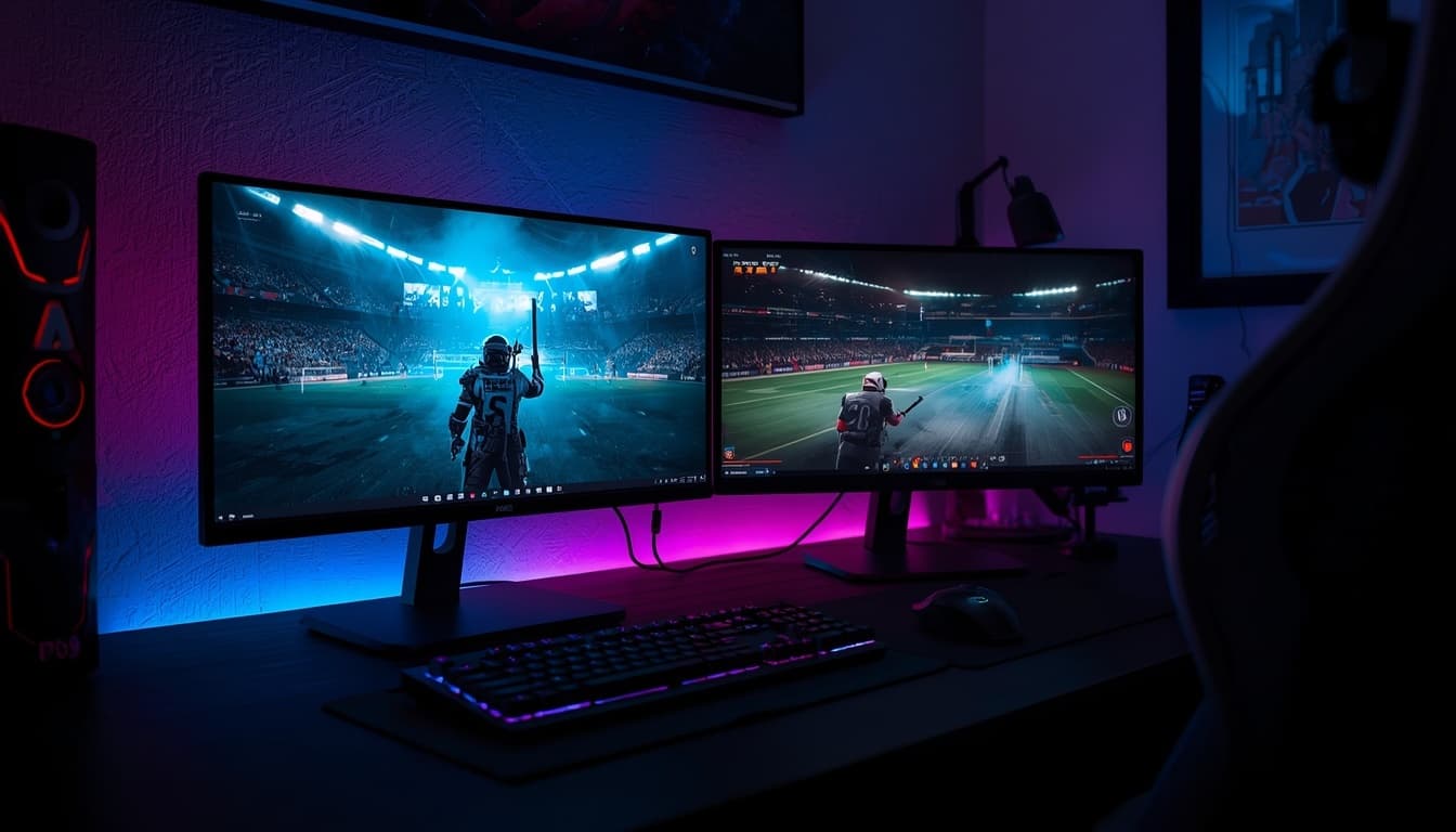 Best IPTV for Gaming 2026 - Watch Sports While You Game Best IPTV for gaming 2026 - watch sports while gaming with Ramix TV IPTV second screen setup