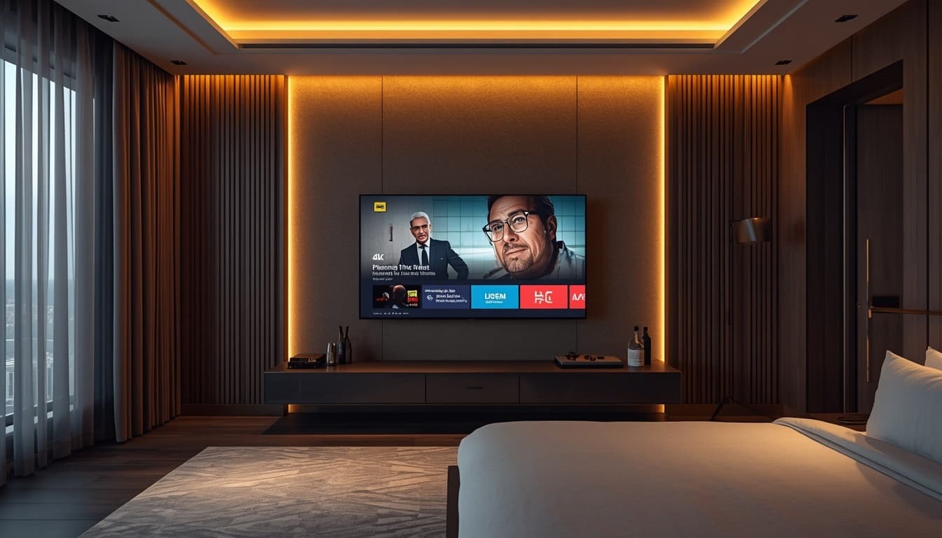 Best IPTV Hotels Hospitality Business 2026 - Ramix TV Best IPTV for hotels and hospitality businesses 2026 - Ramix TV multi-connection streaming solution